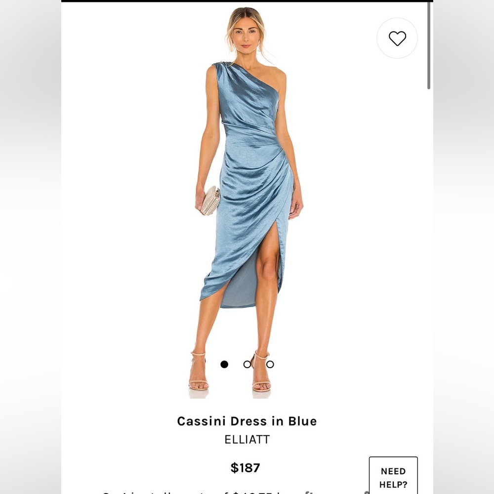 ELLIATT Cassini Dress in Blue - M